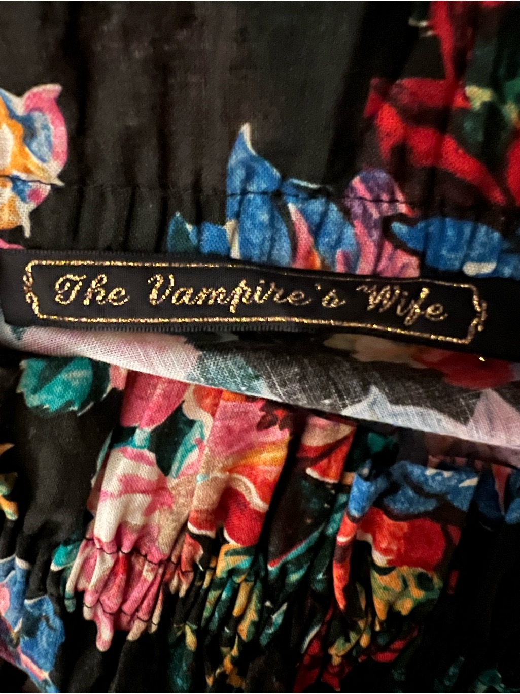 The Vampire’s Wife Floral Midi Dress- Size Xs — image 7 of 8